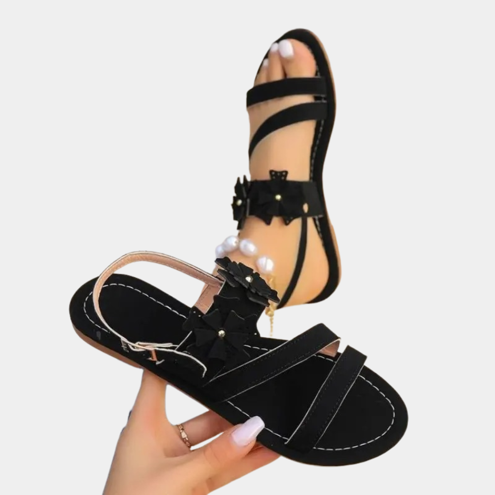 Elegant and detailed supportive winter Sandals