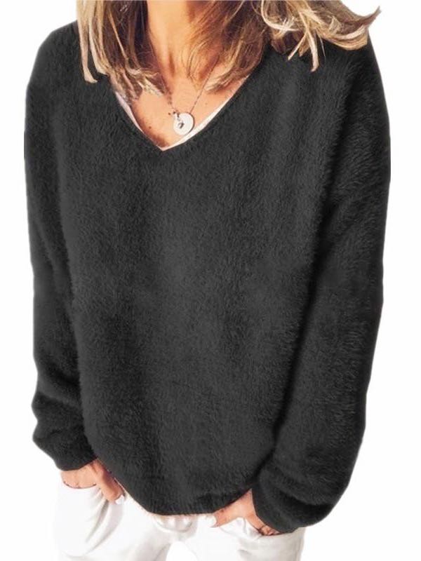 Women's Brushed Sweater - INS | Online Fashion Free Shipping Clothing, Dresses, Tops, Shoes